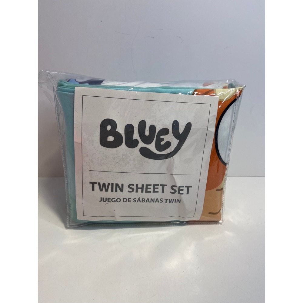 Bluey & Bingo Twin Size Sheet Set - 3 Piece Set Super Soft and Cozy Kid's Bed...